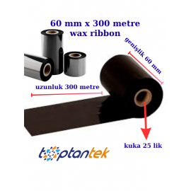 ribbon 60 mm x 300 metre wax ribon