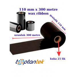 ribbon 110 mm x 300 metre wax ribon