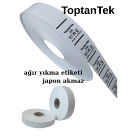 japon akmaz 25 mm x 200 metre ağır yıkıma etiketi