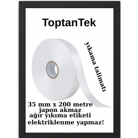 japon akmaz 35 mm x 200 metre ağır yıkıma etiketi